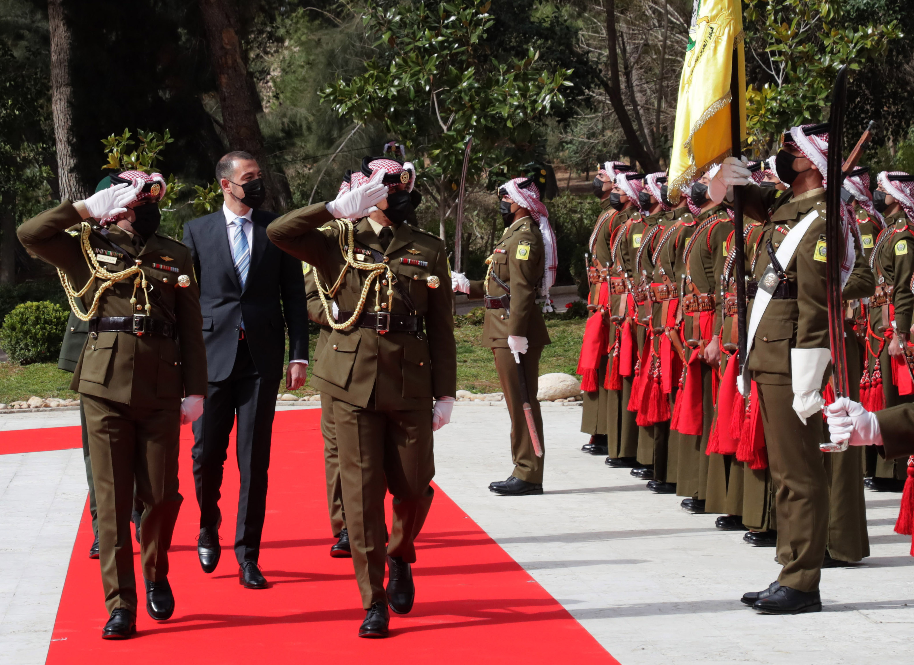 During A Ceremony At Basman Palace, His Majesty King Abdullah II ...